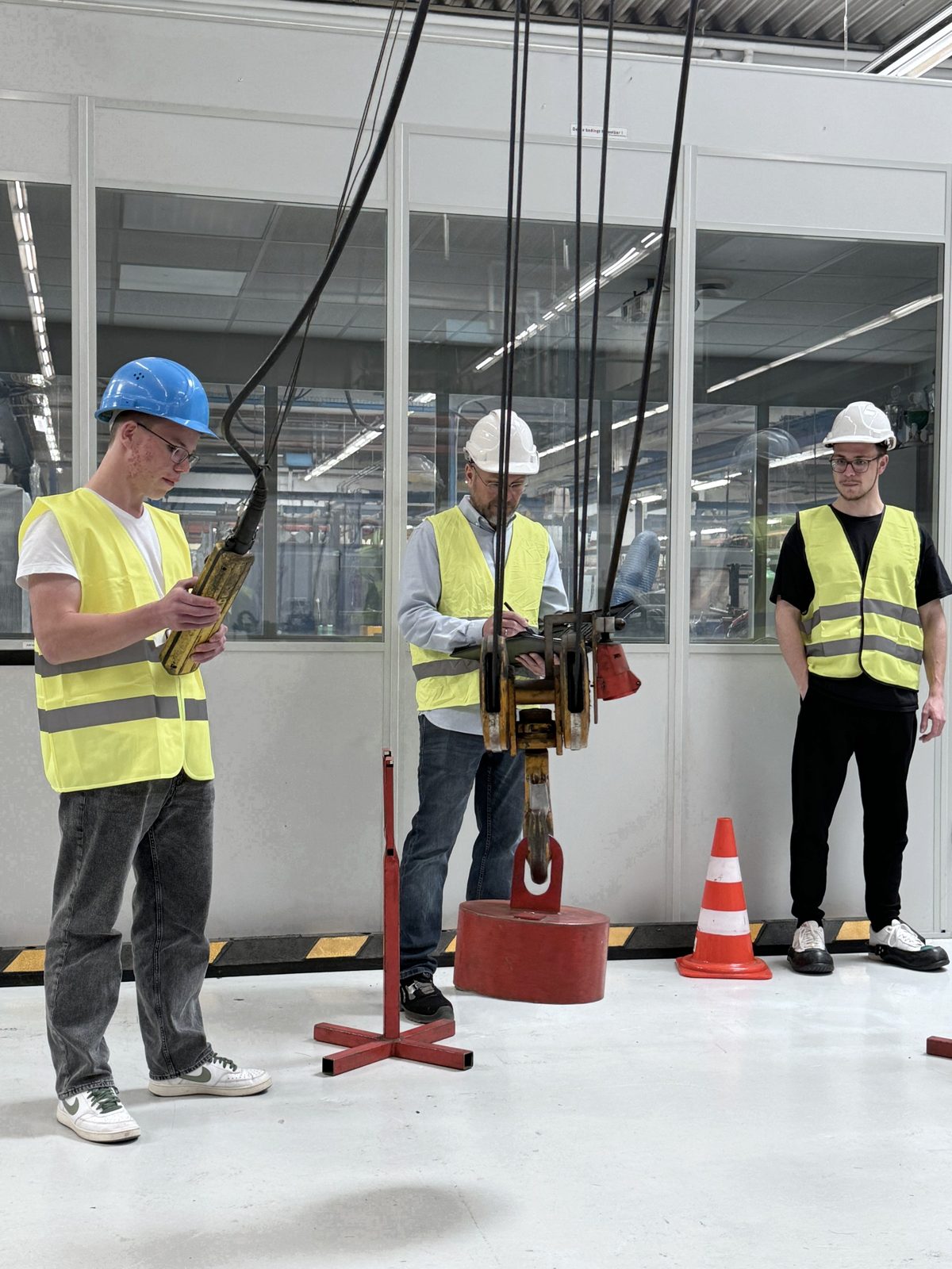 Kranschulung von Rogalsky in der Halle